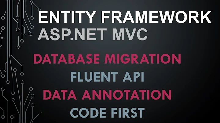 Part 4. Entity Framework with MVC: Database migration | Fluent API | Data annotation | Code first