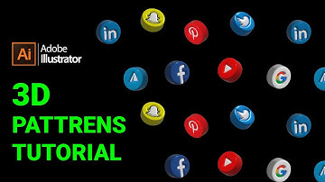 3D Patterns in Adobe Illustrator  Tutorial by Shuayb Ali Khan