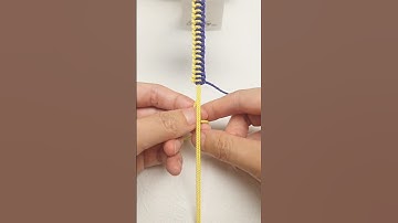 How to Tie the Knot | Easy Macrame & Bracelet Tutorial  #shortstutorial #diy #macrame #knotting