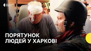 «Донька та дружина під завалами» - ракета зруйнувала під’їзд будинку у Харкові