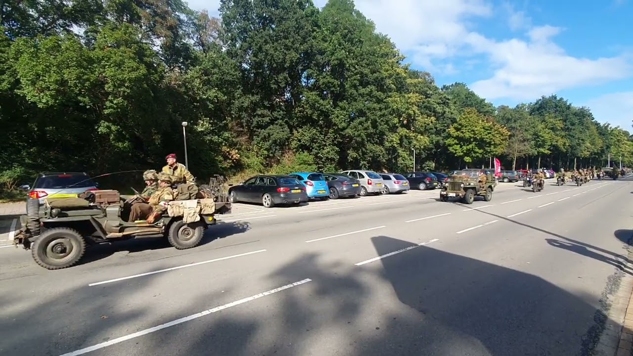 Arnhem race to the bridge 2022 / 170+ WW2 vehicles (78 years operation