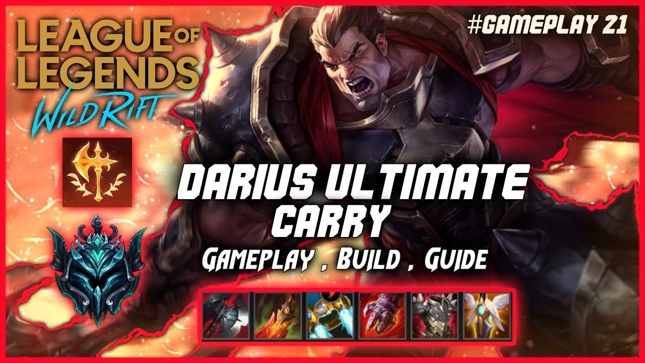 Darius Build Damage In Baron Lane | Gameplay Darius LOL Wild Rift - YouTube