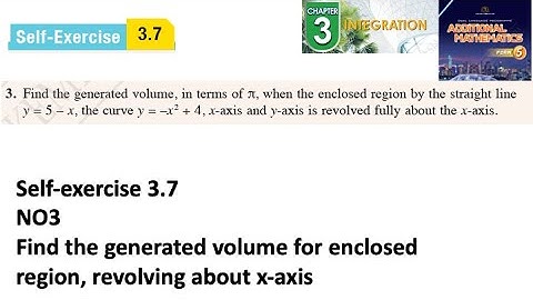 Integration self-exercise 3.7 Q3 latihan kendiri 3.7 pengamiran form 5 add maths kssm spm textbook