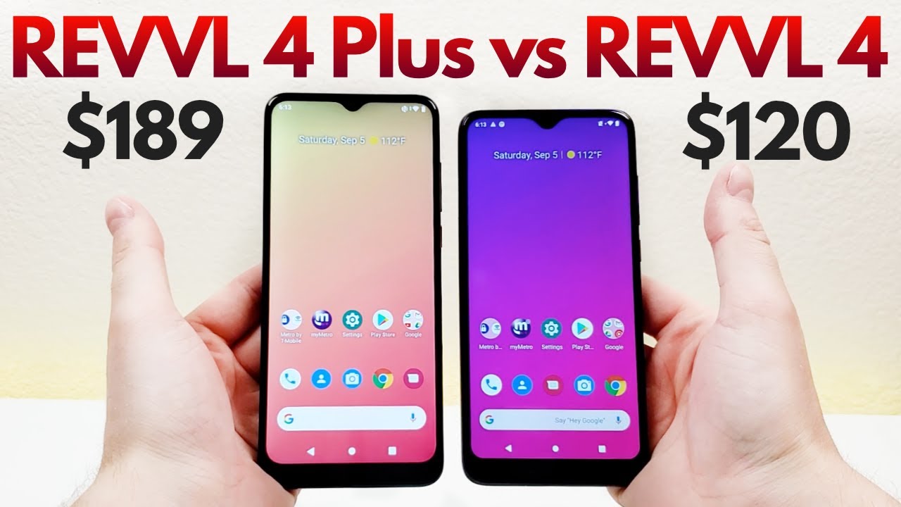 REVVL 4 Plus vs REVVL 4 - Who Will Win? (T-Mobile/Metro) - YouTube