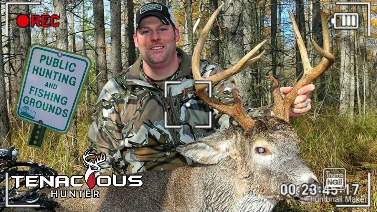 Public Land Swamp Buck! North Central Wisconsin Tenacious Hunter