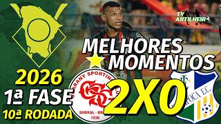 [Cearense B '26] 10ª Rodada | Guarany (S) 2 X 0 Itapipoca | Melhores Momentos | TV ARTILHEIRO