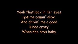 When She Says Baby - Jason Aldean *Lyrics* chords