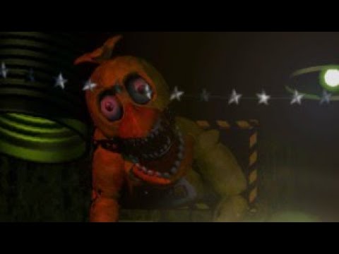 Withered chica gets stuck in a vent 