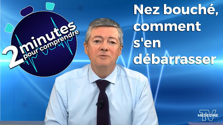 Nez bouché, comment s'en débarrasser - 2 minutes pour comprendre