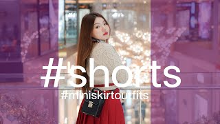 อยากแต่งลุคเกาหลีแค่มีกระโปรง Miniskirt Styling Tip   #shorts