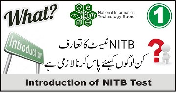 Introduction of NITB Test