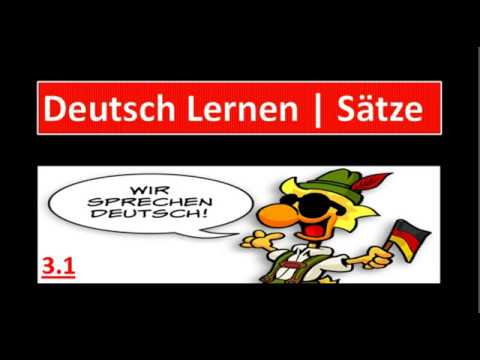 Deutsch lernen I Sätze 3 I Level 3 I  Alltag 1
