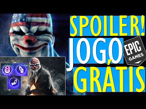 OPA!!!! SPOILER do JOGO GRÁTIS MISTERIOSO da EPIC GAMES STORE, SERÁ PAYDAY  2 ?? 