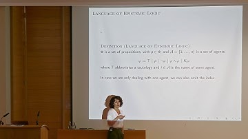 Nina Gierasimczuk: Learning and Epistemic Modal Logic II