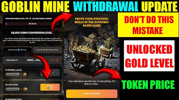Welcome To The Silver World Goblin Mine | Goblin Mine New Update Today |Goblin Mine Game Withdrawal