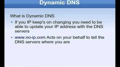 Home Server Tutorial - Dynamic DNS Setup