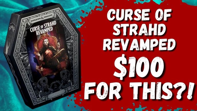 Dungeons & Dragons 5E: Curse of Strahd Revamped Box Set with Dice