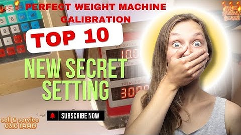 how to calibrate perfect weight machine @Nbook14-hy-bf @haji-14 #digitalweighingmachine