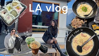 LA date vlog 🤍 | eating at little tokyo, fave cafe, angel&#39;s flight