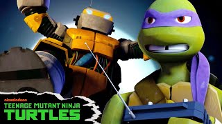 Donnie Invents A Fighting Robot Full Scene Teenage Mutant Ninja Turtles