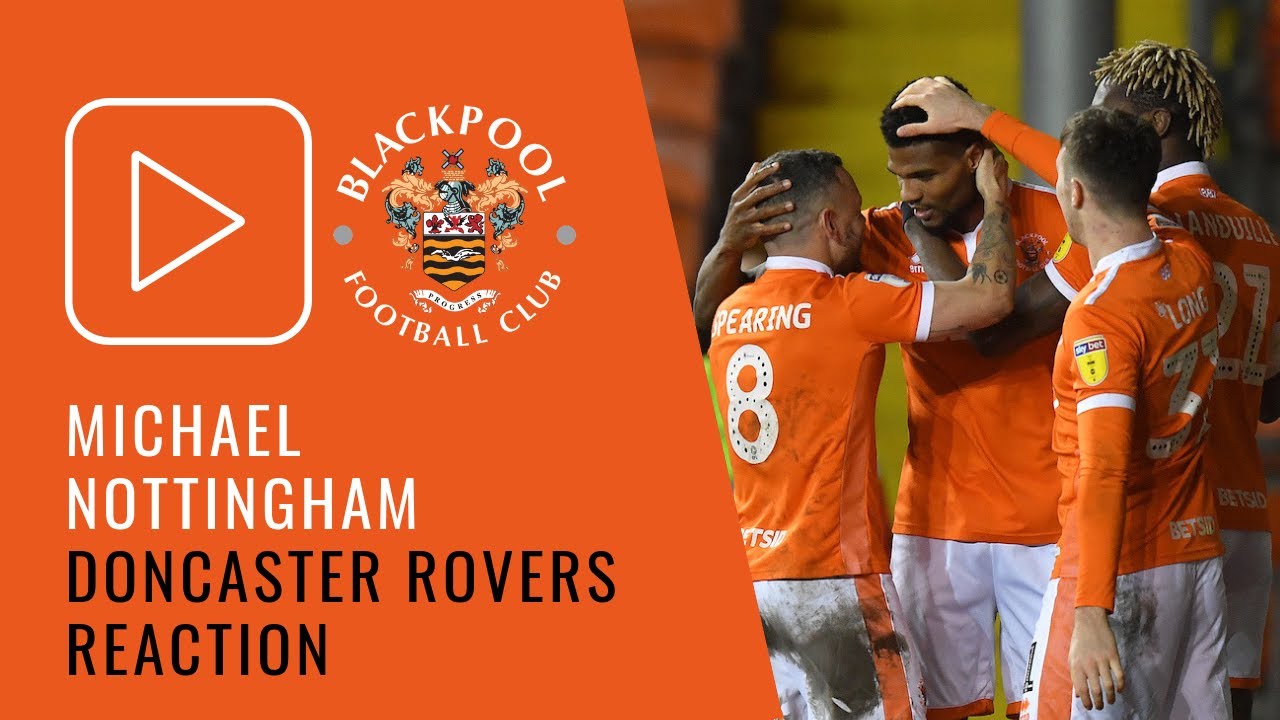 Doncaster Reaction | Michael Nottingham football score