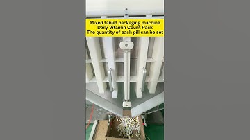 Daily vitamin counting packaging machine#automaticcountingpackingmachine