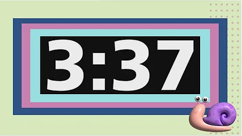 3 min 37 sec timer