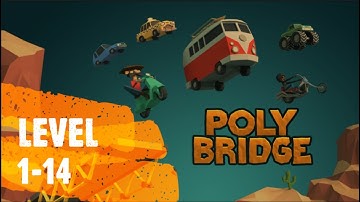 Poly Bridge 1-14: There and Back Again|Tutorial|Duonic