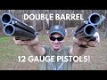 Double Barreled 12 Gauge Shotgun Pistol Review- THE DIABLO!!!