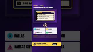 Guess 4 World Cup Host Cities in 24 Seconds | 2 #Shorts