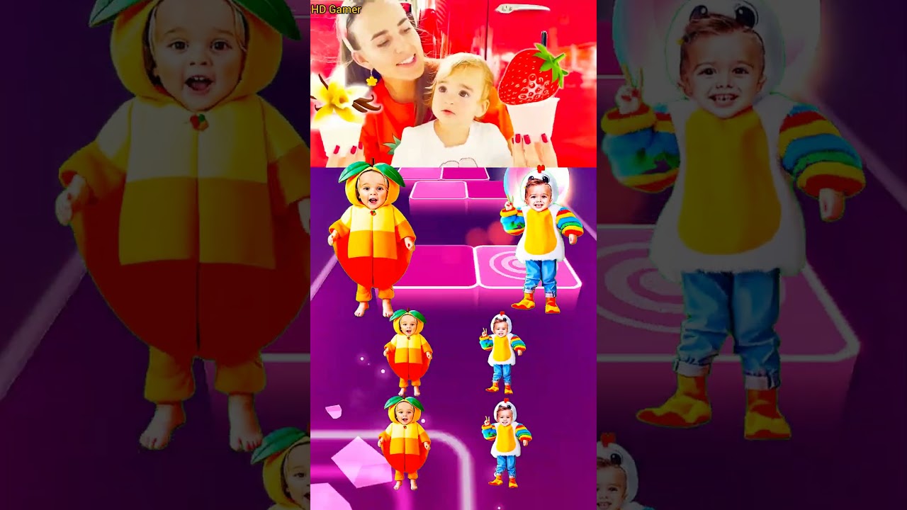 Bebefinn Pinkfong💥 Bebefin Scary Boss Dance 🥳 Tiles Hop💥