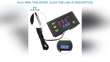 Deal Nashone Digital Temperature Controller With Heating Cooling Control Instrument LED Display AC