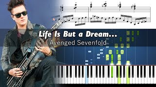 Avenged Sevenfold - Life Is But A Dream - Piano Tutorial with Sheet Music chords