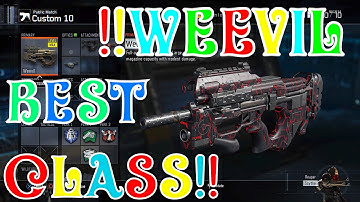 Black Ops 3: BEST CLASS SETUP! - WEEVIL(BEAST SMG)
