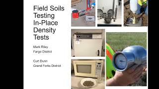 ND TCP Soils Field Testing - In-Place Density Testing