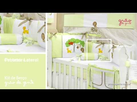 Kit Berço Reino Encantado Verde | Ref: 41195