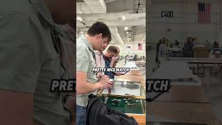 Vintage Watch Dealer Shows Off Latest Purchase