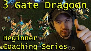 Starcraft BroodWar Beginner Tutorial - 3 Gate Dragoon - Big Game Hunter Build Order