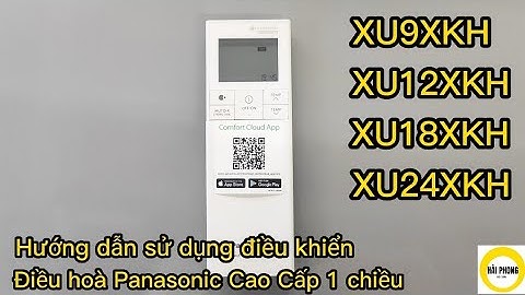 Hướng dẫn chỉnh máy lạnh panasonic