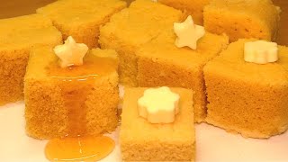 Super Moist Cornbread Without Oven | 5-minute recipe! | Quick, Easy and Delicious