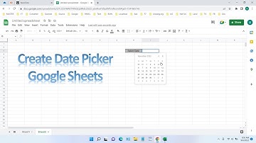 How to Create a Date Picker in Google Sheets