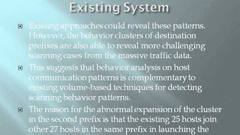 Behavior Analysis of Internet Traffic via Bipartite Graphs and One Mode Projections