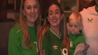 Troy Parrotts Family Celebrate Ireland Win Vs Hungary