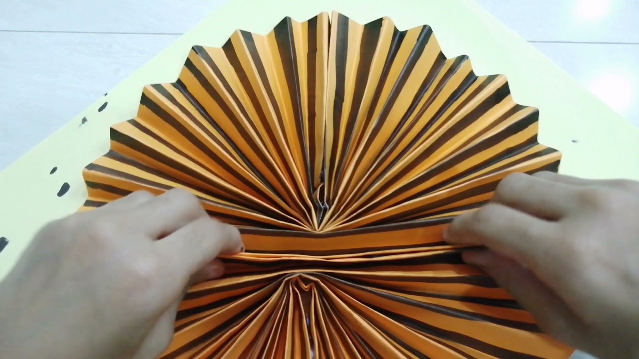 How to make paper tiger cute face