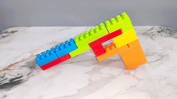 Satisfying Diy Building Blocks Gun 🔫| ASMR Building Blocks | Relaxing asmr #asmr#buildingblocks#diy
