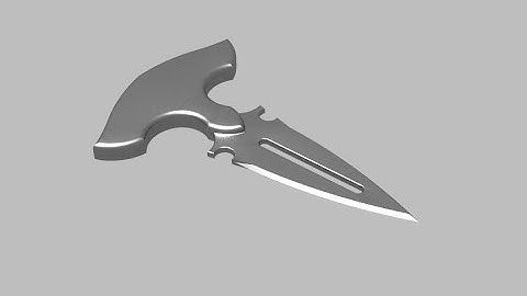 How to create a push dagger with fusion 360