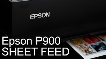 Epson SureColor P900 - Tips on Feeding Sheet Paper