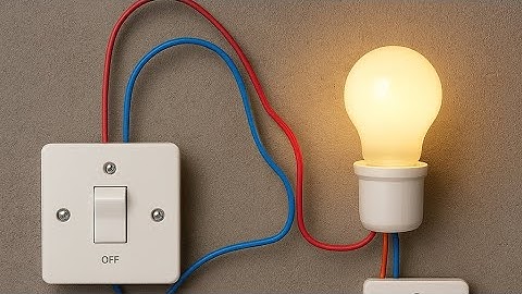 How to Wire One Switch Controlling One Lamp — Step-by-Step
