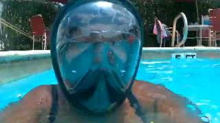 Kekilo Full Face Snorkeling Mask 180 Easy Breath Anti-Fog And Anti-Leak Snorkel Mask