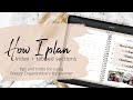 How I plan the Extra Pages in the All in one Digital Life Planner | How I use a digital planner